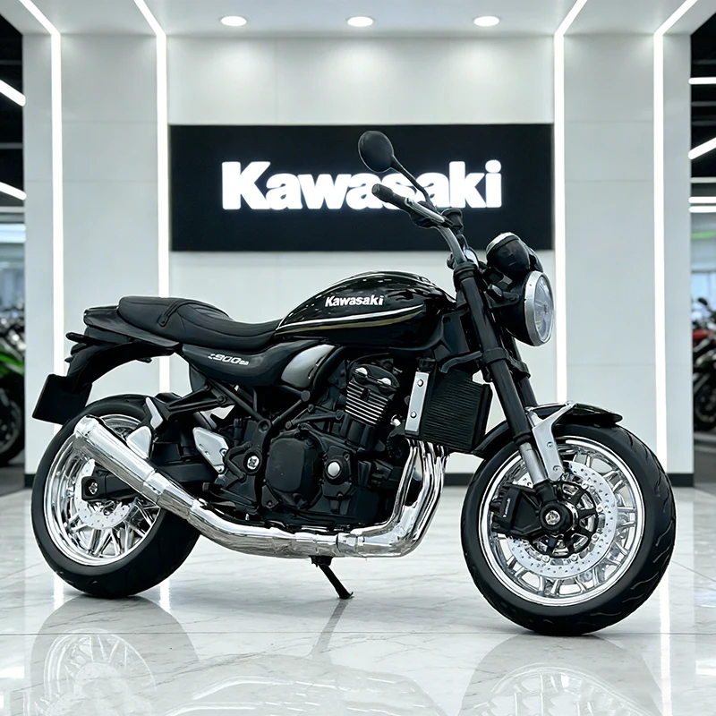 

Модель мотоцикла Maisto 1:12 Kawasaki Z900RS, коллекционная игрушка, внедорожный мотоцикл с амортизаторами