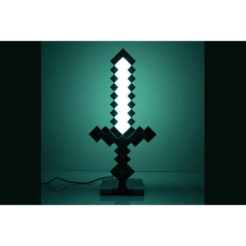 New World Novelty Creative Diamond Sword Bedroom Sleep Atmosphere Night Light Desk Lamp LED Desktop Night Light