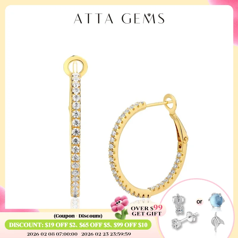 -Brincos Moissanite para Mulheres, Cor D, Banhado a Prata Esterlina 925, Brinco de Diamante Amarelo, Jóias Finas de Casamento, 1,5mm