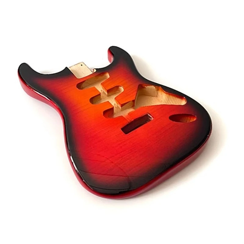 Maple Top Glossy Finish  Basswood Body Guitar Body for Guitar Building