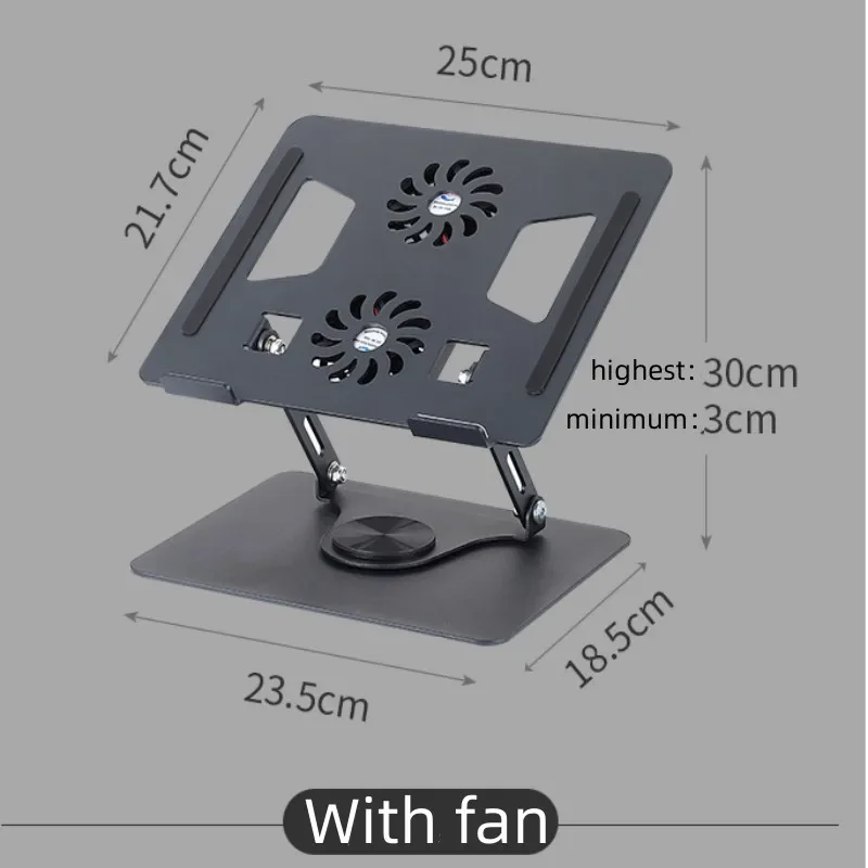 Yeni alüminyum alaşım laptop standı, masaüstü dönen kaldırma, ısı dağılımı standı, tablet standı, yükseltilmiş bilgisayar kitaplık