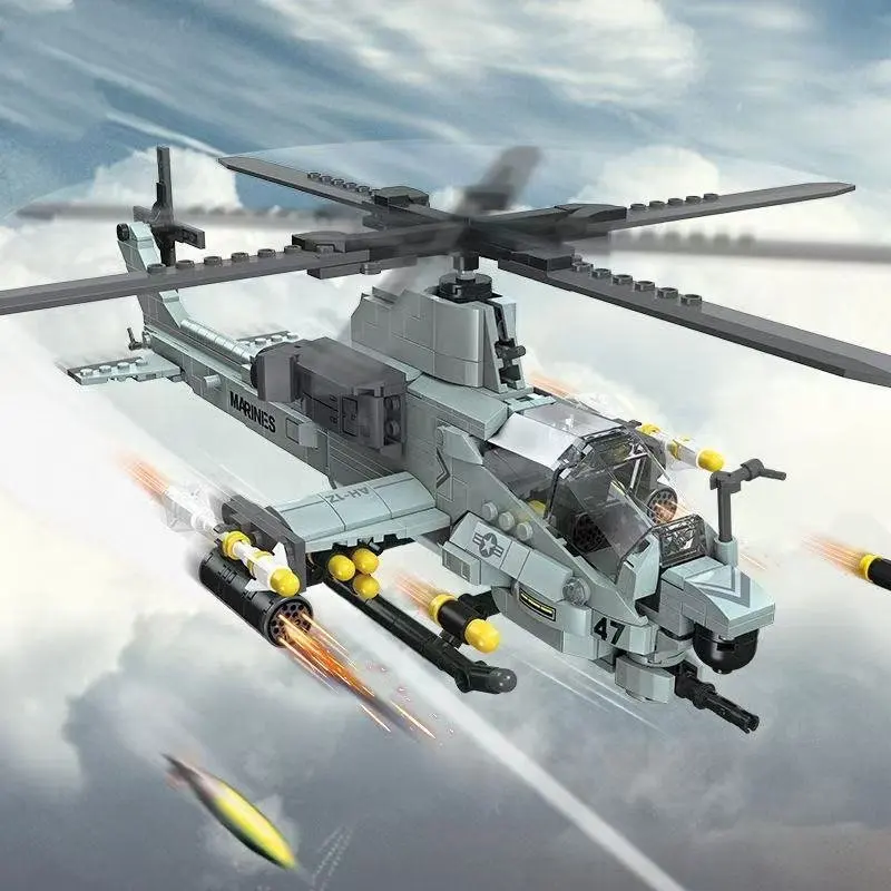 

Конструктор-головоломка «Военный вертолет Вайпер» — украшение для рабочего стола и детский подарок для развлечений и обучения