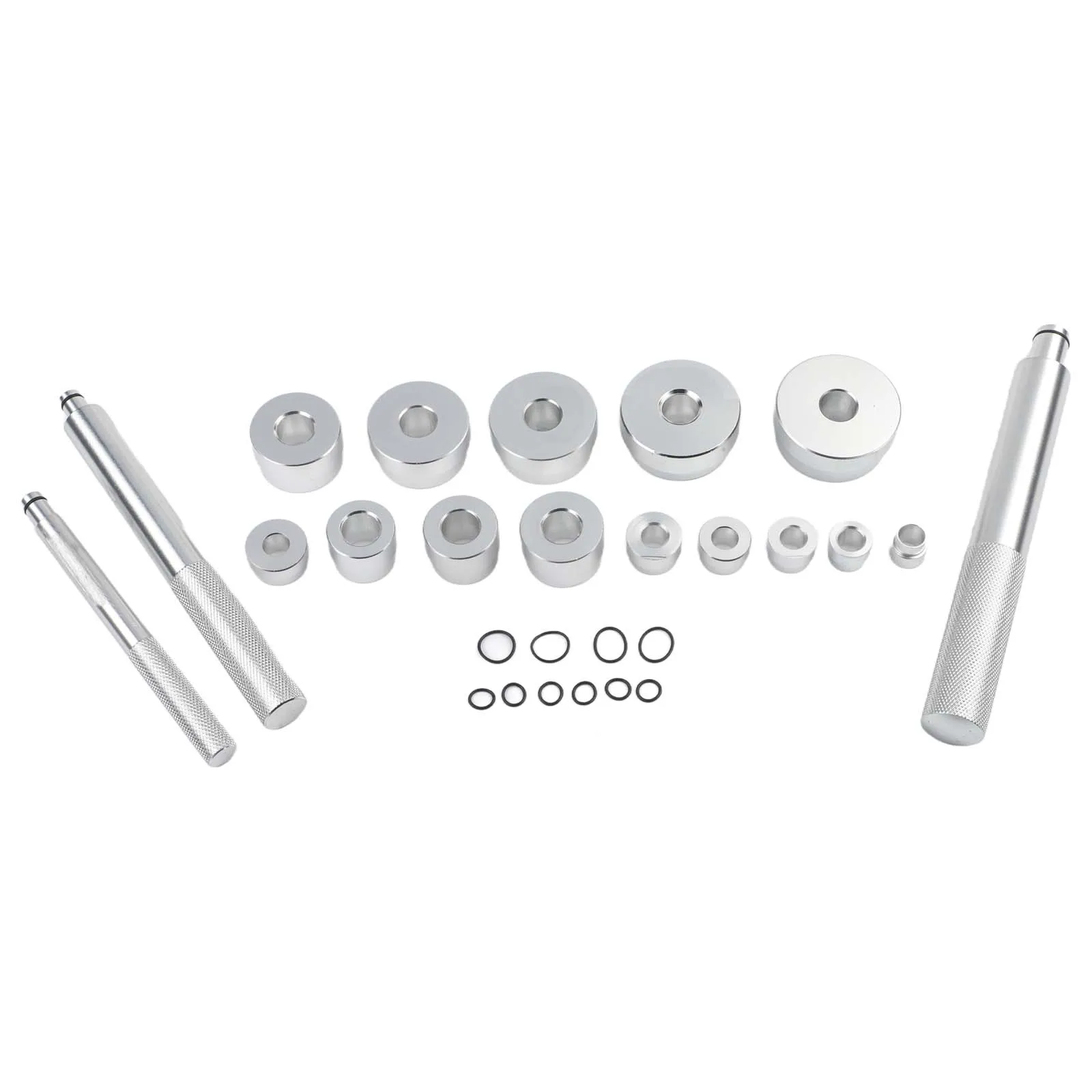 

Идеально подходит для работ с колесными подшипниками. Набор инструментов для установки подшипников. Конструкция из алюминиевого сплава для легковых и грузовых автомобилей.