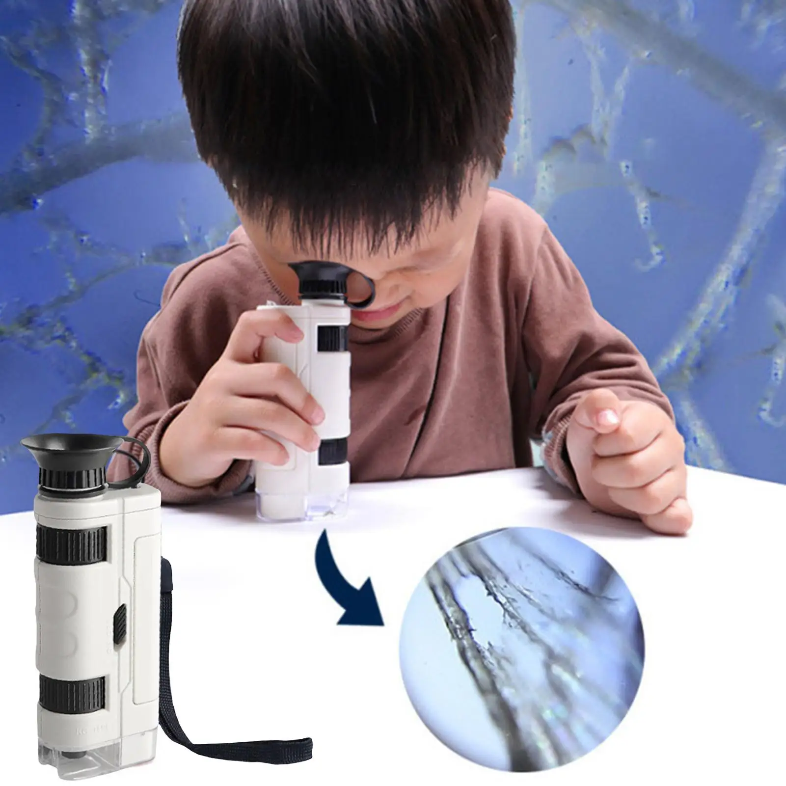 Handheld Microscope For Kids Educational Science Toy Pocket Microscope Educational Science Toy Science Learning Outdoor