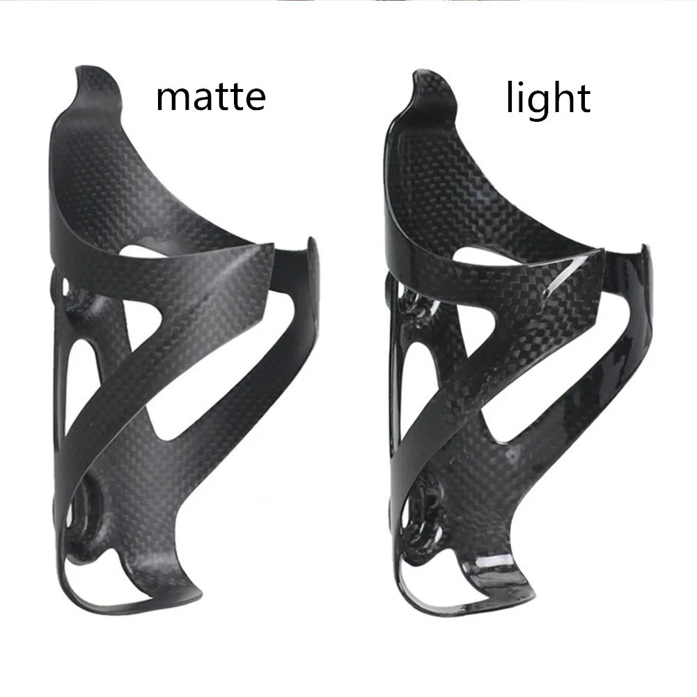 2023 Hot Toseek Full Carbon Fiber Bike Water Bottle Cage Mtb Road Bicycle Bottle Holder Ultra Light Cycle Equipment Matte/light