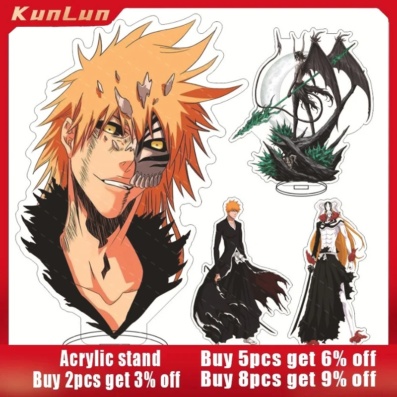 

BLEACH Japanese Anime Peripherals Acrylic Stands Collectible Desk Ornaments Creative Birthday Gifts for Boyfriends Safe Boy Toy