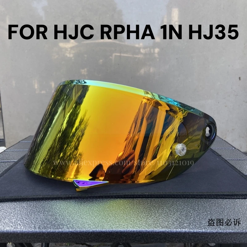 

Helmet Visor For HJC Rpha 1N HJ-35 HJ35 Full Face Helmets Anti-Fog Pinlock Lens Mask Black Rainbow sliver Casco Moto Shield