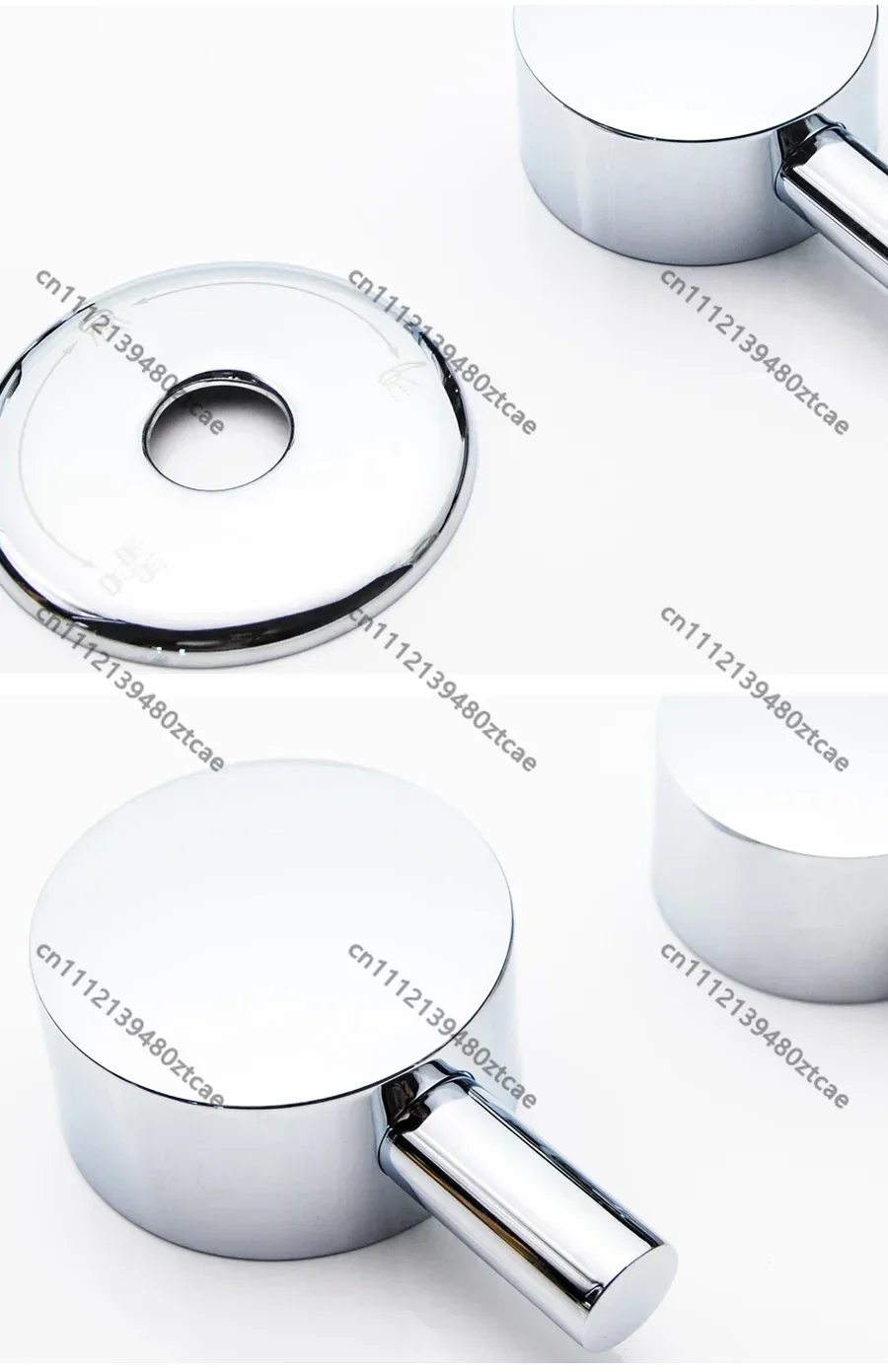 2/3/4/5 Ways Water Outlet, 10cm Center Distance Threaded Brass Mixing Valve, Bathroom Shower Mixer Faucet Tap