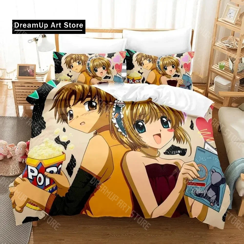 

3D Print Anime Cardcaptor Sakura Bedding Set Single Twin Full Queen King Size Bed Set Aldult Kid Bedroom Duvetcover Sets