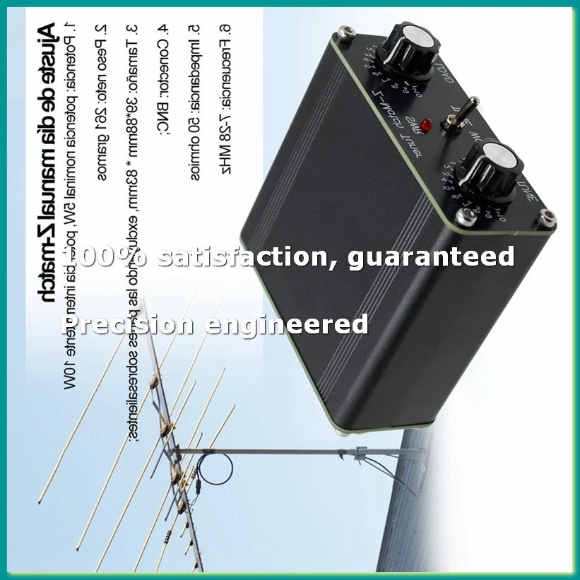 

Ручной антенный тюнер QRP Z-Match 5W 3-28 МГц для радиолюбителей - A86Z