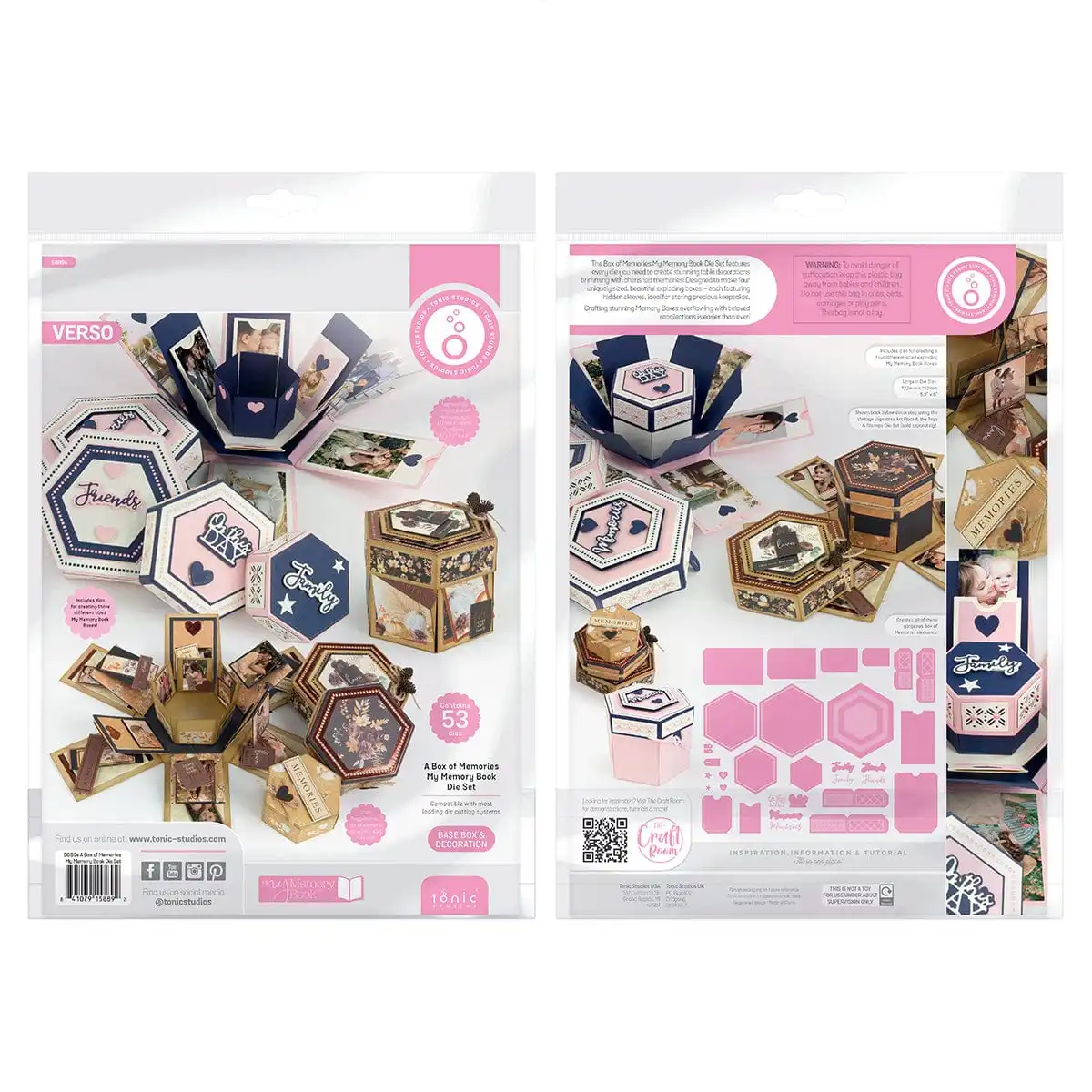 

2025 New Christmas Metal Cutting Dies A Box of Memories Die Set DIY Embossing Scrapbooking Stamp home Card Gift Box Die Cut Mold