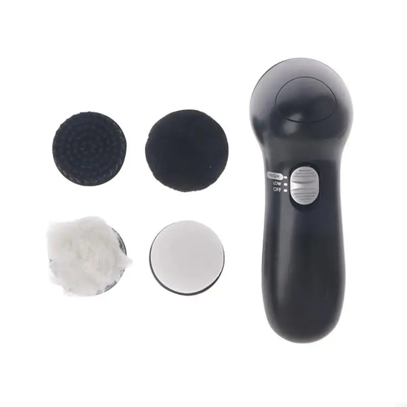 Handheld Automatic Electric Shoe Brush Polisher 5AA Battery Power Supply