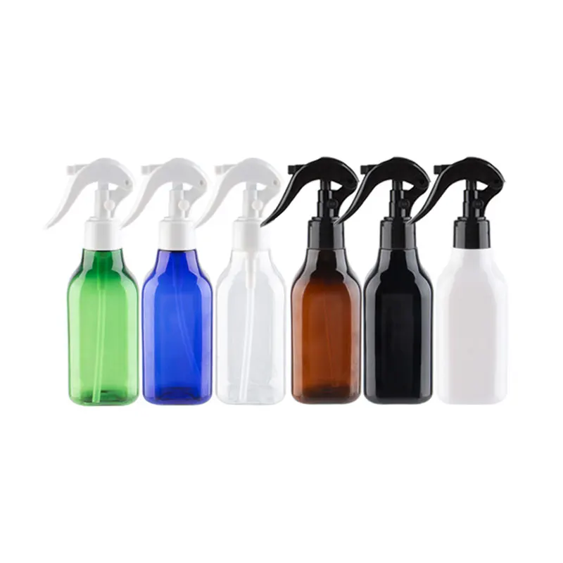 

24pcs 200ml High Quality Plastic Travel Bottle PET Container Cosmetic square Packaging Trigger Pump Bottle For Personal Care