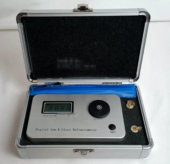 Refractive Index Inspection and Identification Tool Instrument for Identifying Genuine and Fake Diamonds Gemstone Refractometer