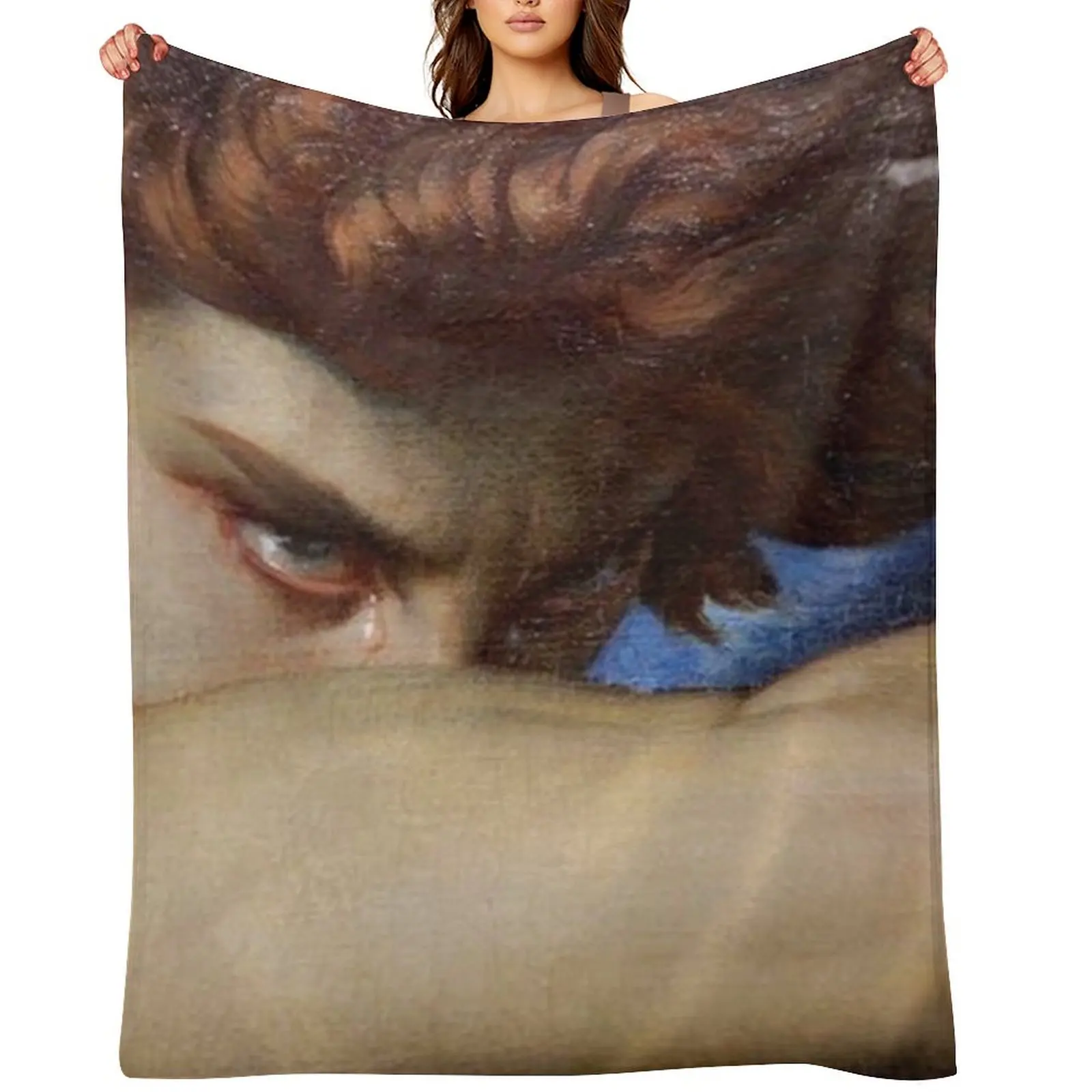

Fallen Angel by Alexandre Cabanel Throw Blanket Luxury Throw Single Cute Custom Blankets