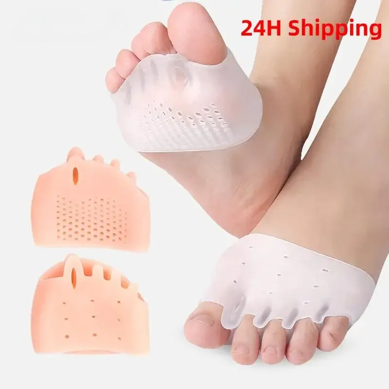 Gel Toe Separadores, Polegar, Valgus Corrector, Pads, 1 Par