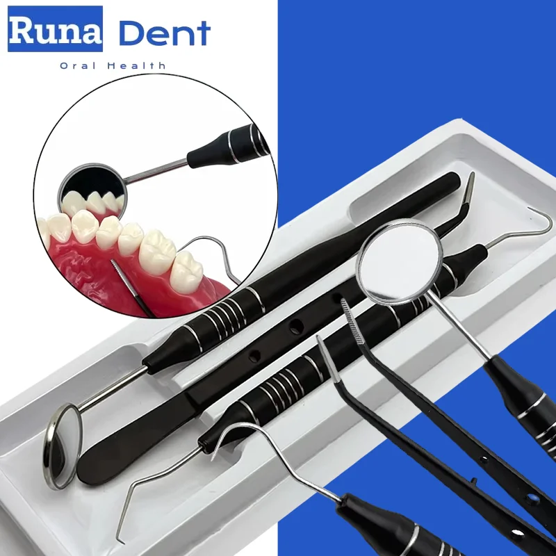 Dental Mirror Probe - 5-częściowy zestaw do higieny jamy ustnej