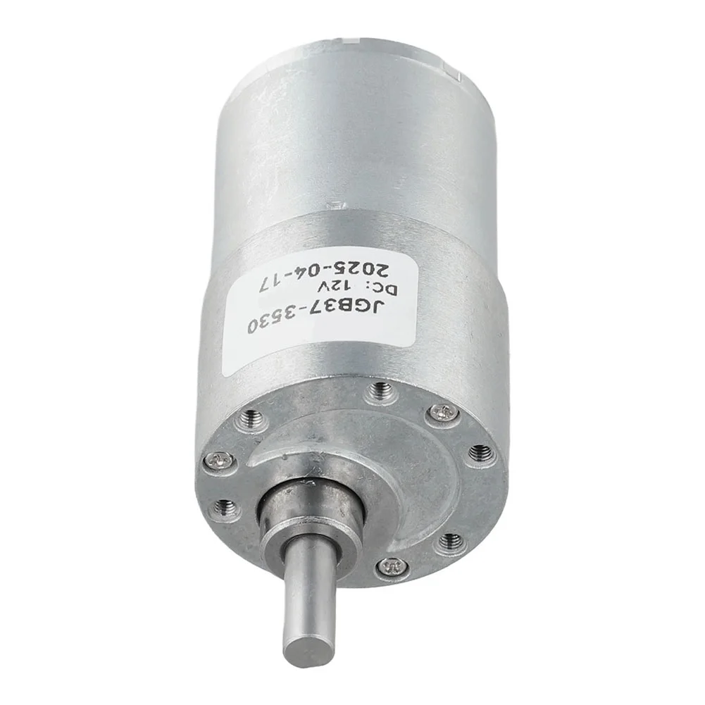 1pc DC Gear Motor JGB37-3530 Mini DC12V 107RPM Electric Motor For Adjustable Speed Forward Reverse Rotation Motor Power Tools