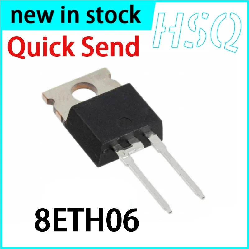 5PCS 8ETH06PBF 8ETH06 TO-220 Fast Recovery Diode New