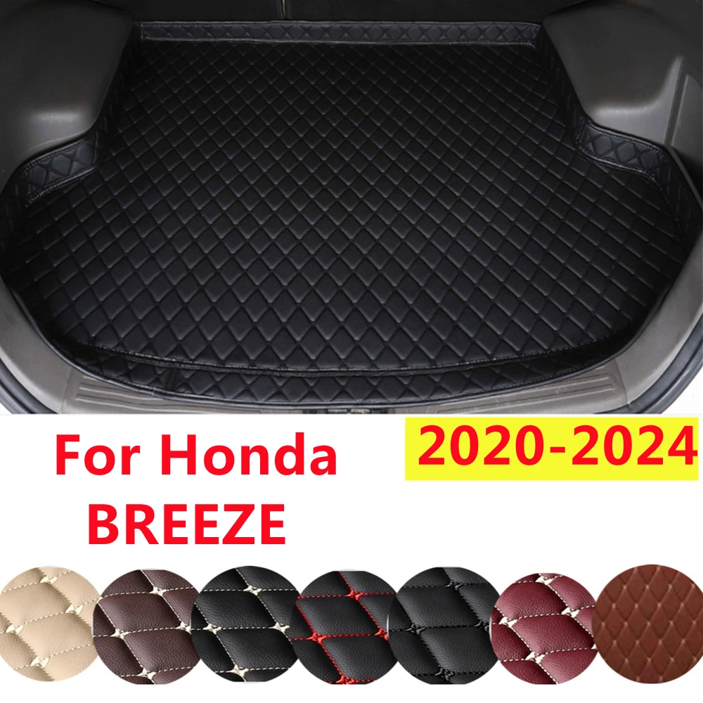 YJ High Side XPE Leather AUTO Accessories Car Trunk Mat Custom Fit For Honda BREEZE 2024 2023-2020 Rear Cargo Liner Cover Carpet