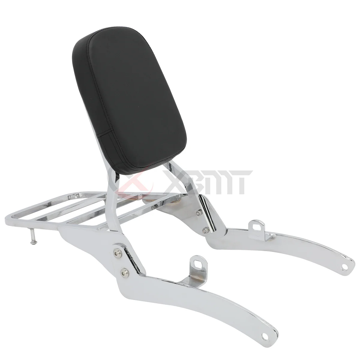 Motorfiets Afneembare Achterpassagier Sissy Bar Rugleuning Kussen Bagagerek Voor Yamaha Virago 400 535 XV400 XV535 Alle Jaar