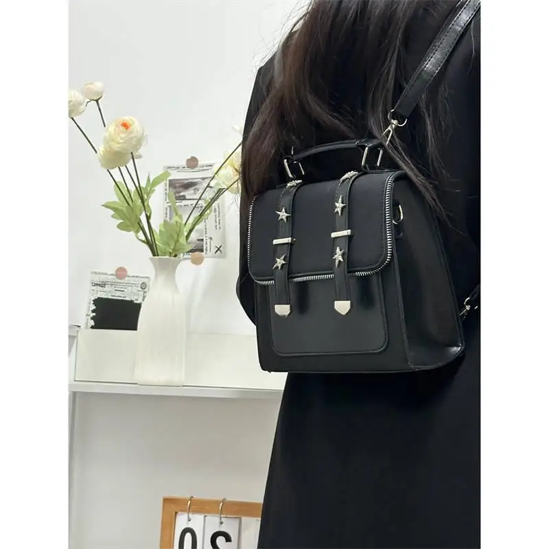 Y2k All Match Women Casual Schoolbags Students Chic Backpack Aesthetic Streetwear Fashion Korean Preppy Trendy Female Backpacks