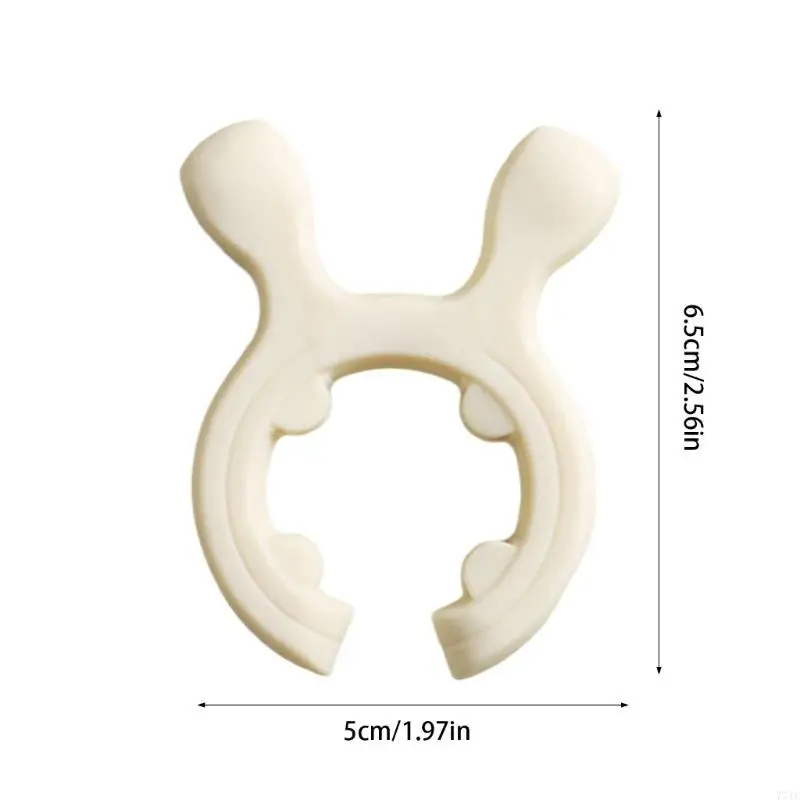 77JF Slip Provo Kitchen Spatula Rack Rack à prova calor Silicone Rest para fogão fácil limpar