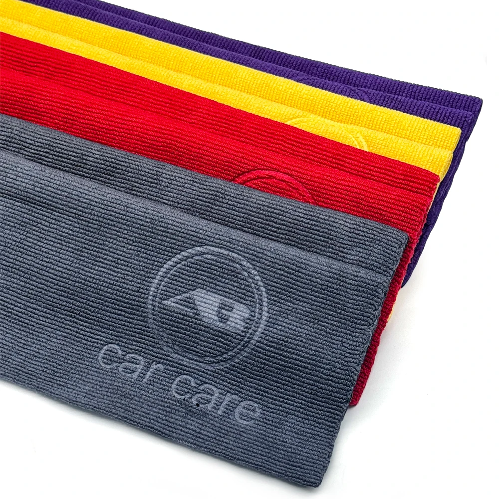 AUTOBRIGHT 40*40cm Microfiber Towel Finely Refined Soft Cleaning Wipe Polishing Waxing Lint Free Cloth Professional Detail Cloth