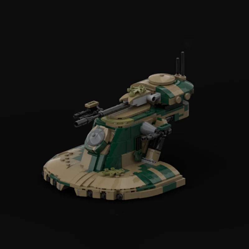 736 PCS MOC Personalizza la Serie di Battaglie di medie dimensioni Repulsore Modello di Carro Armato FAI DA TE Assemblato Educativo Creativo Per Bambini Giocattoli Regali di Natale