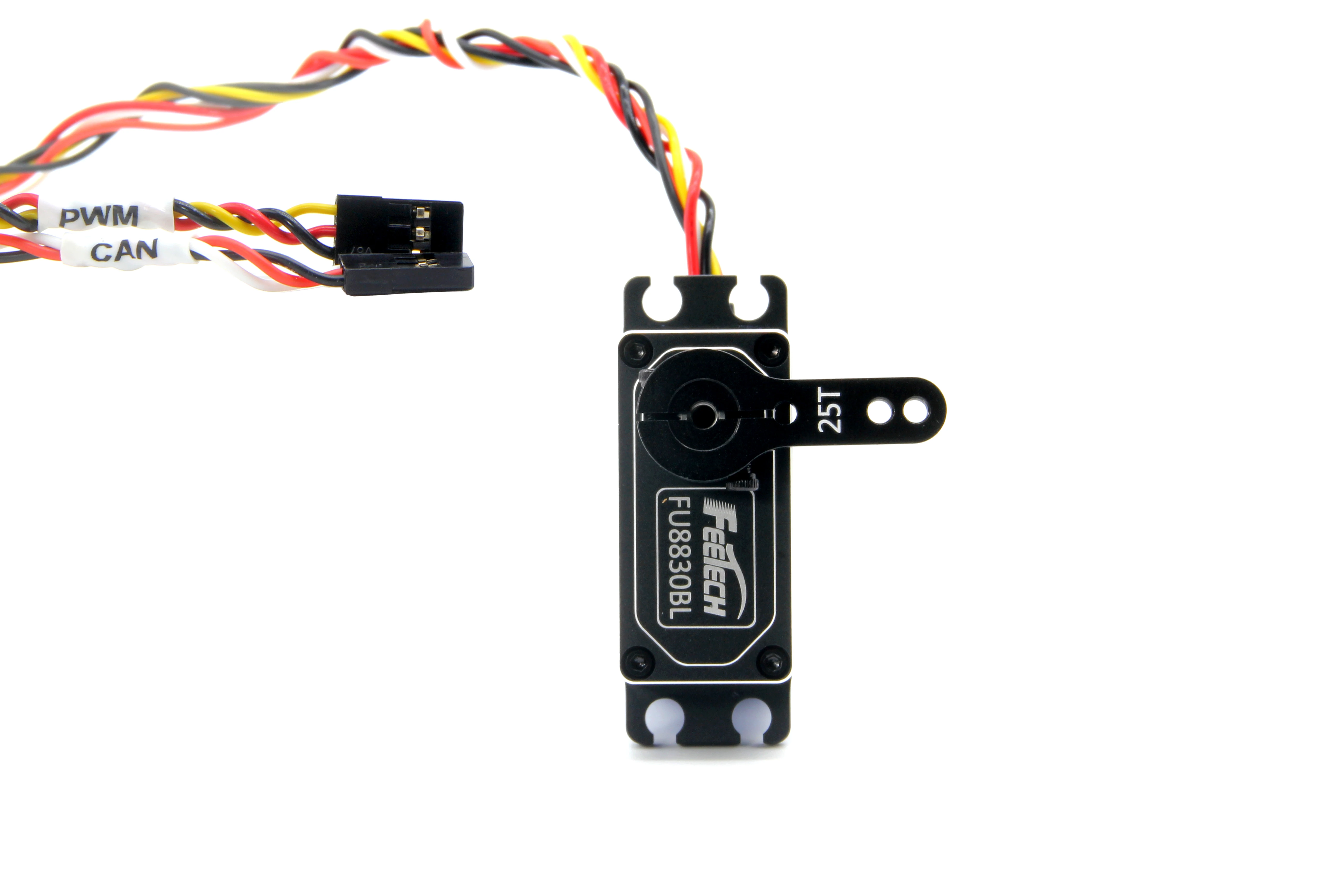 Feetech FU8830BL 7,4 V 30KG.CM CAN Bus Motor sin escobillas engranaje de titanio caja totalmente de Metal Servo piezas y accesorios de control remoto