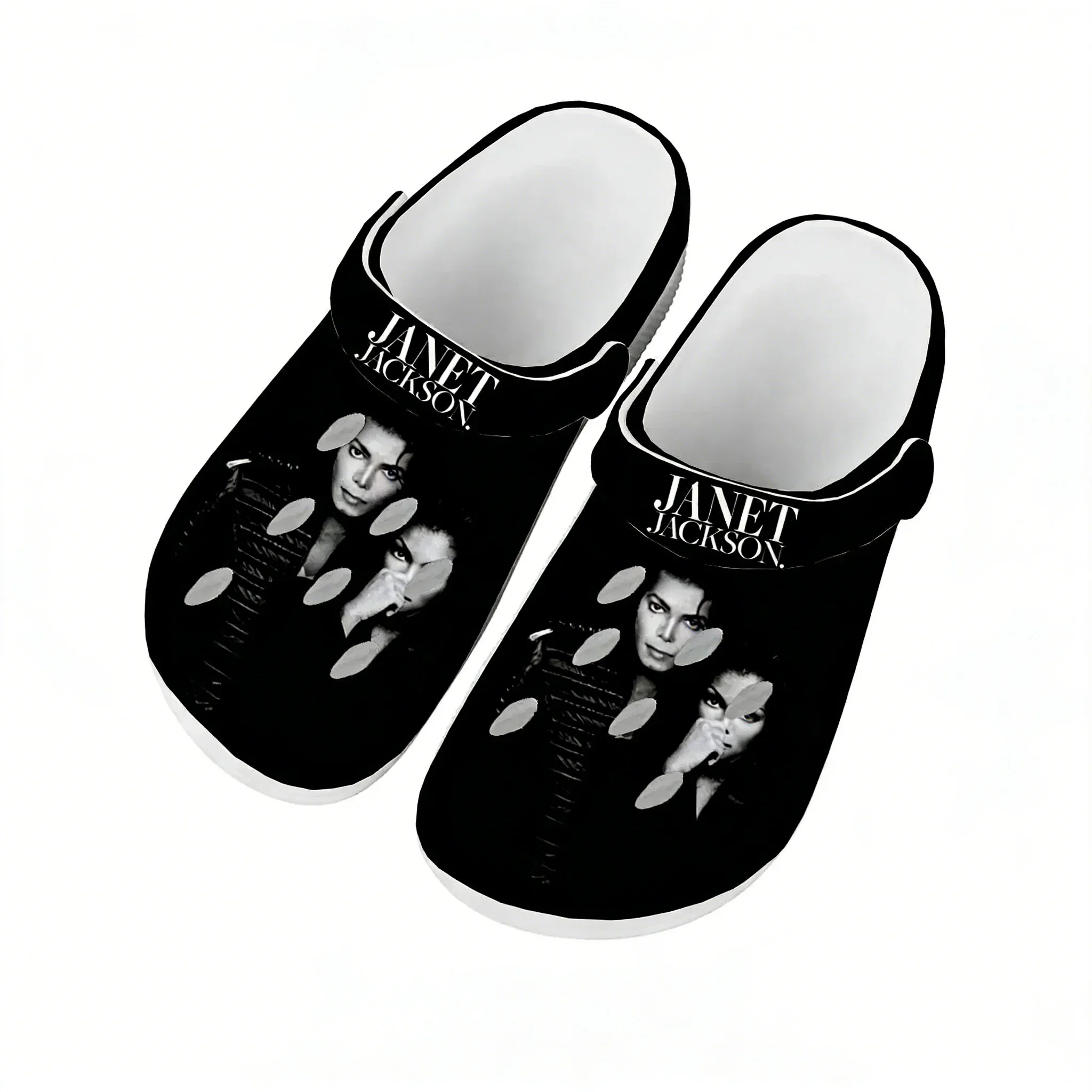 

Водные сандалии Janet Jackson для мужчин и женщин: удобные, модные, для дома и сада, с возможностью индивидуального дизайна, пляжные, дышащие, с отверстиями, тапочки