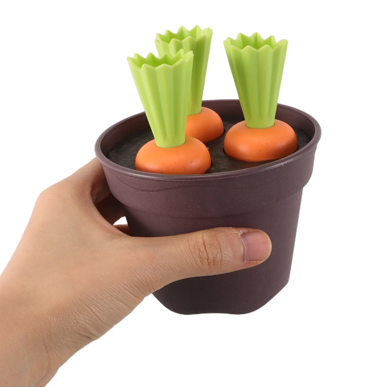 Kids Wheat Straw Sand Play Set Carrot Harvest Beach Gardening Tools Shovel Watering Can