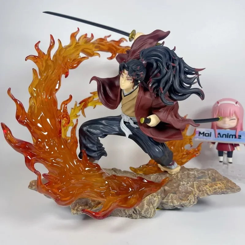 Kokushibou vs Tsugikuni Yoriichi figurka Anime światło Kimetsu No Yaiba PVC figurka Demon pogromca zabawki prezenty lalki