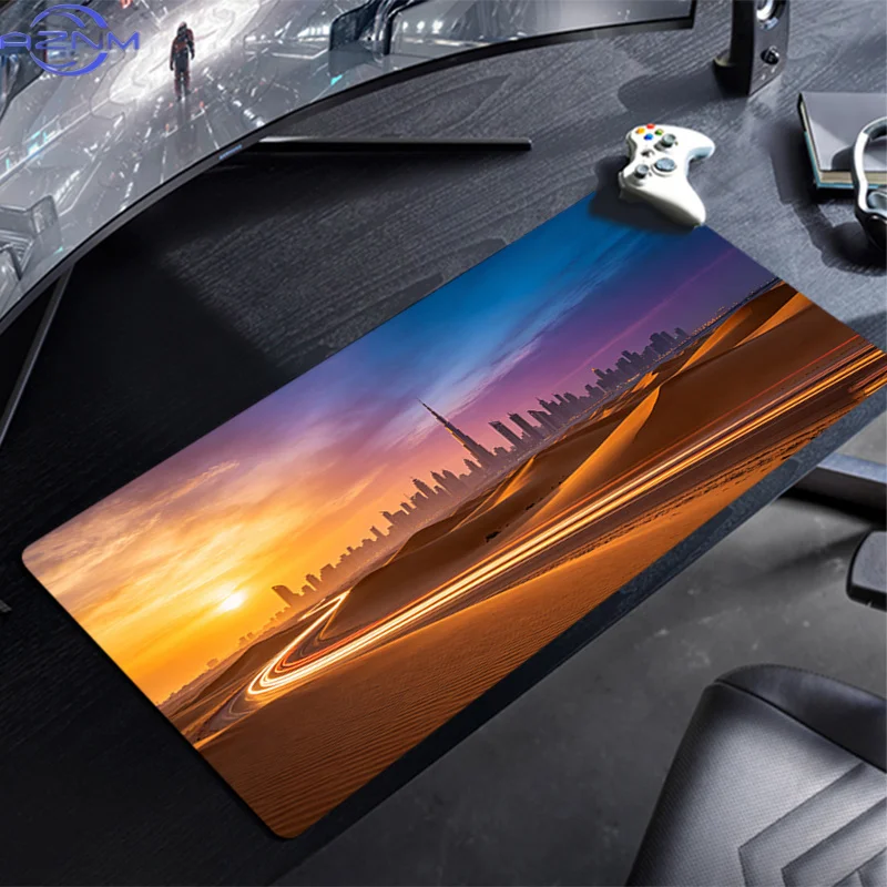 Mouse Pad beautiful scenery XL Lockedge Large Gaming Accessories Computer Gamer Keyboard Mouse Mat Desk Mousepad For Csgo