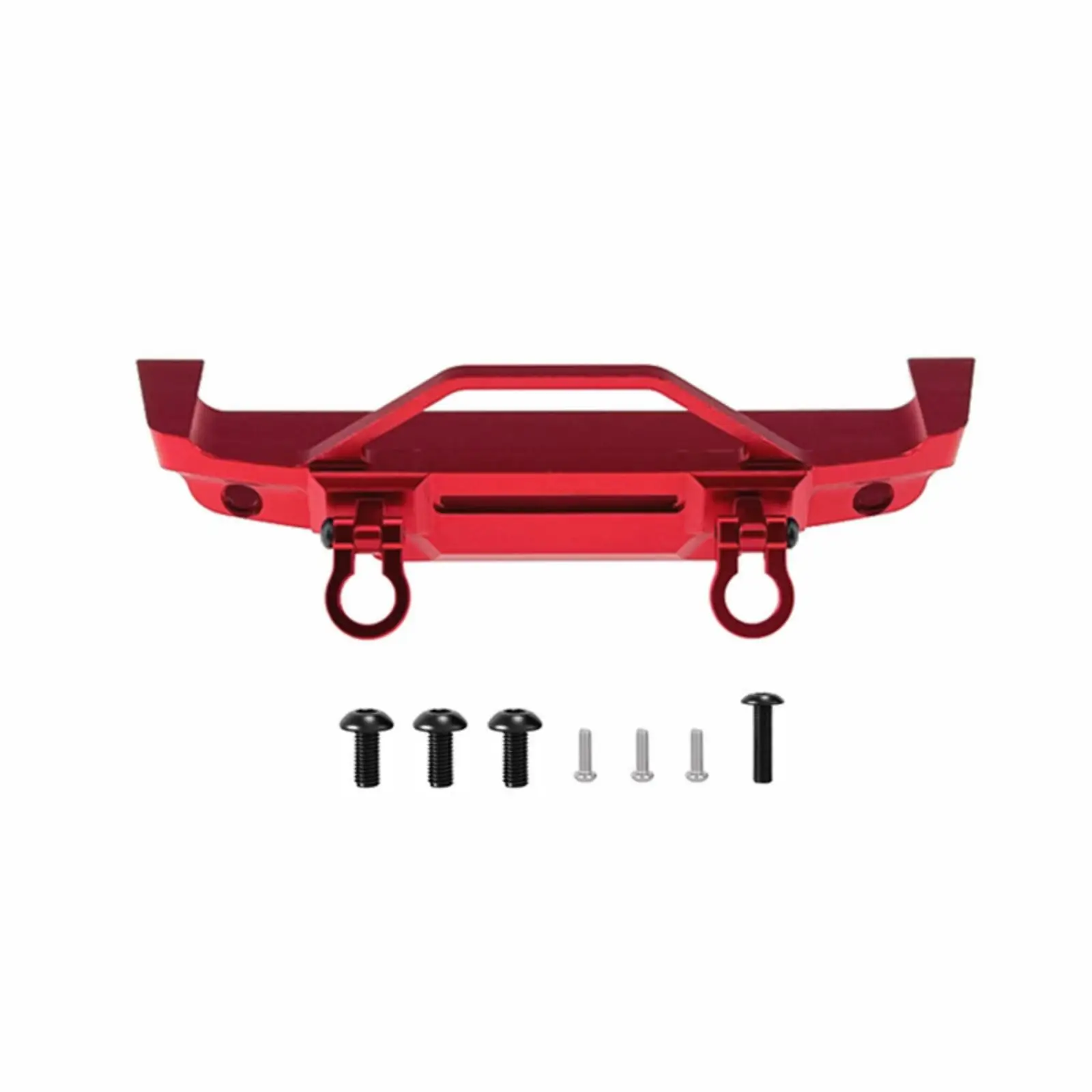 Metal Vehicle Upgrade Bumper CNC 6061 Aluminum Front Protection RC Accessory with Tow Loops for Meijiaxin H18P 1 18