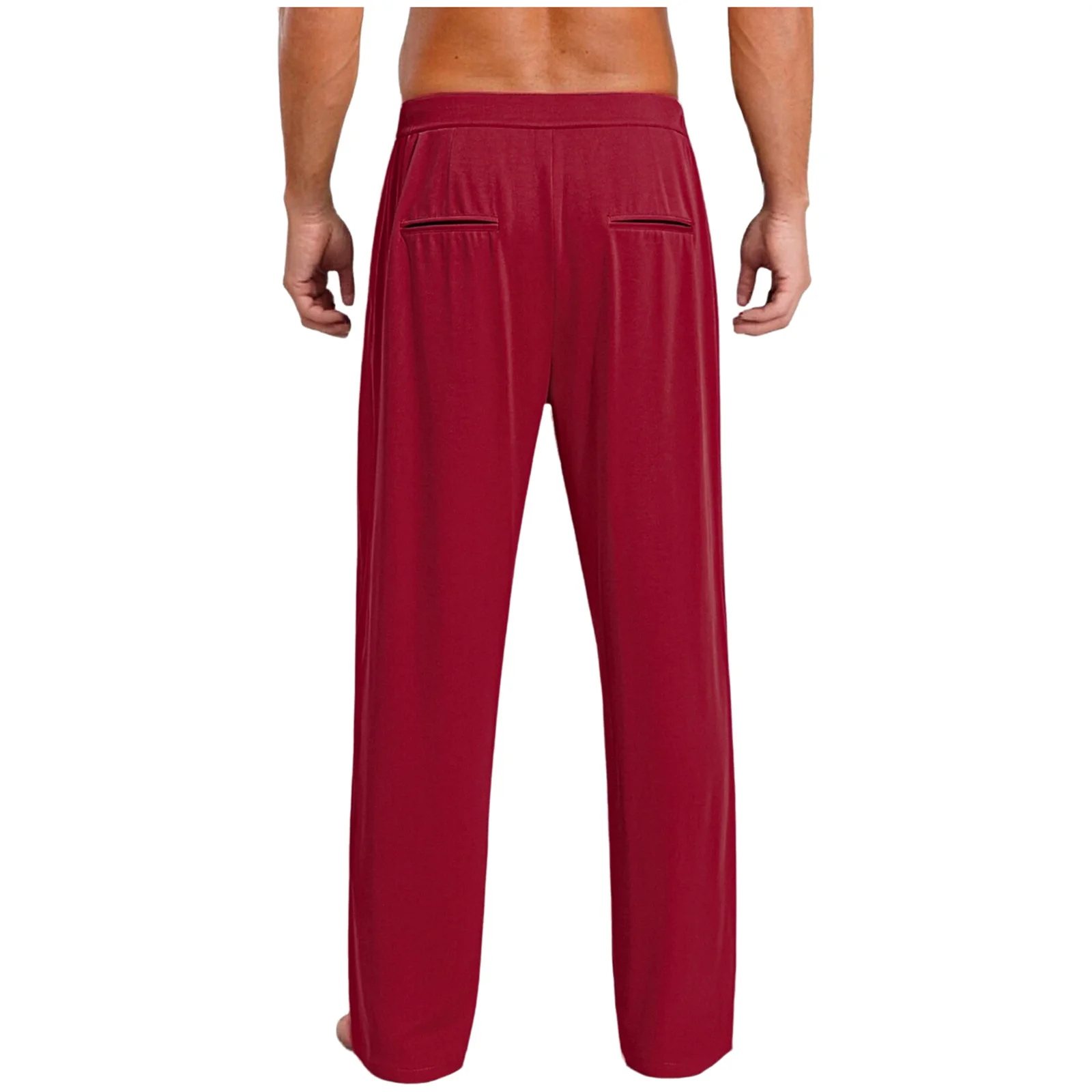 Pantalon Long de danse de Ballet latin pour hommes, bande élastique au dos, poches latérales, pantalon droit ample, vêtements de danse pour Rumba Tango, danse moderne