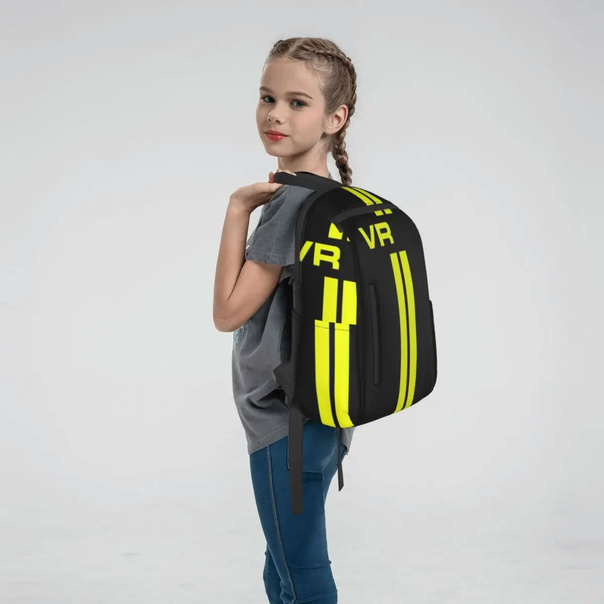 Moto-Gp Rossi-Race Motorcycle Motocrossv  Backpack Daypack Boys Girls BookBag School Bag Shoulder Bags