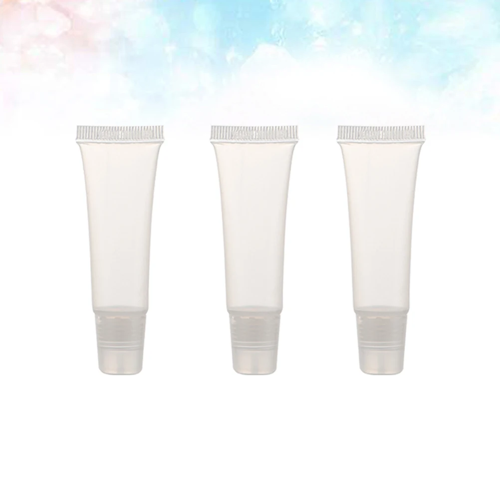 

20Pcs Empty Container Tubes Lip Gloss Lip Balm Sun Protection Cream Container Beauty Makeup Tools Accessories