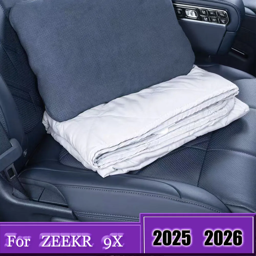 

Fit For ZEEKR 9X 2025 2026 Multifunctional Waist Support Pillow Blanket 2-in-1 Cushion & Quilt Washable Car Accessories
