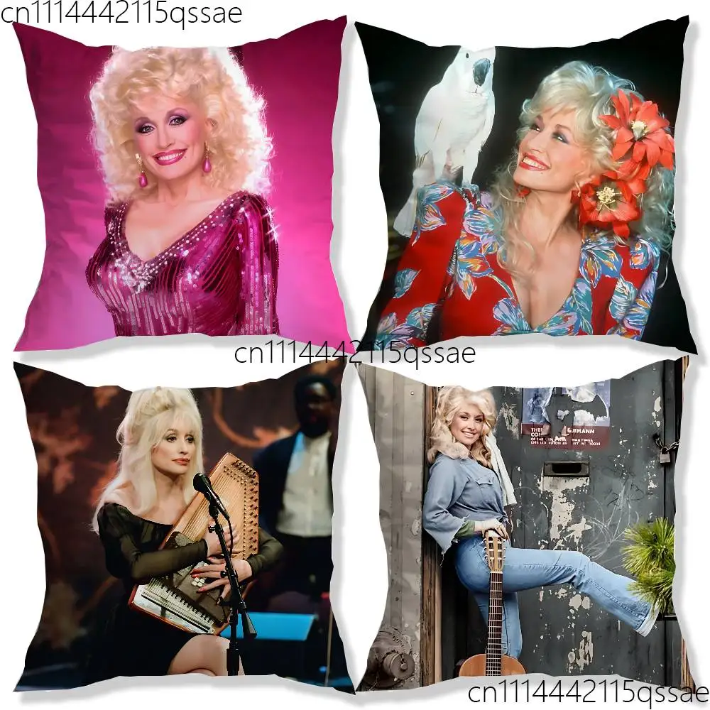 I Will Always Love You D-Dolly P-Parton Single Throw Pillow Case Cover Sofa Cushion Home Room Decor
