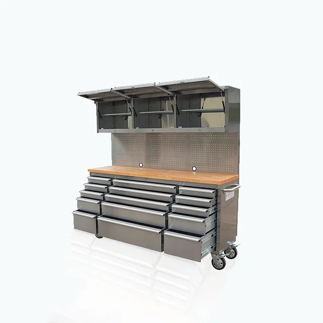Professional Heavy Duty Workbench Tool Cabinet Multifunctional Workshop Garage Storage