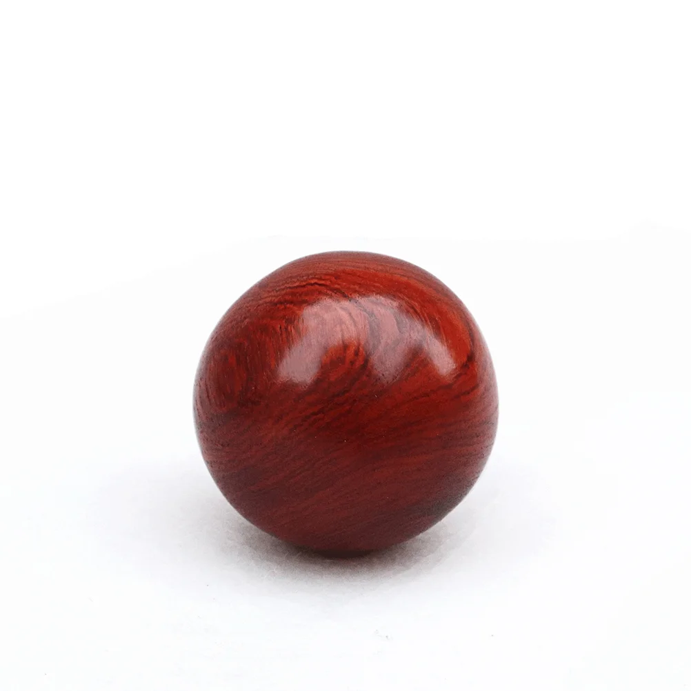 2 Pcs Message Roller for Blood Circulation Rosewood Hand Ball Stress Massager Product Clasic Wooden Fitness