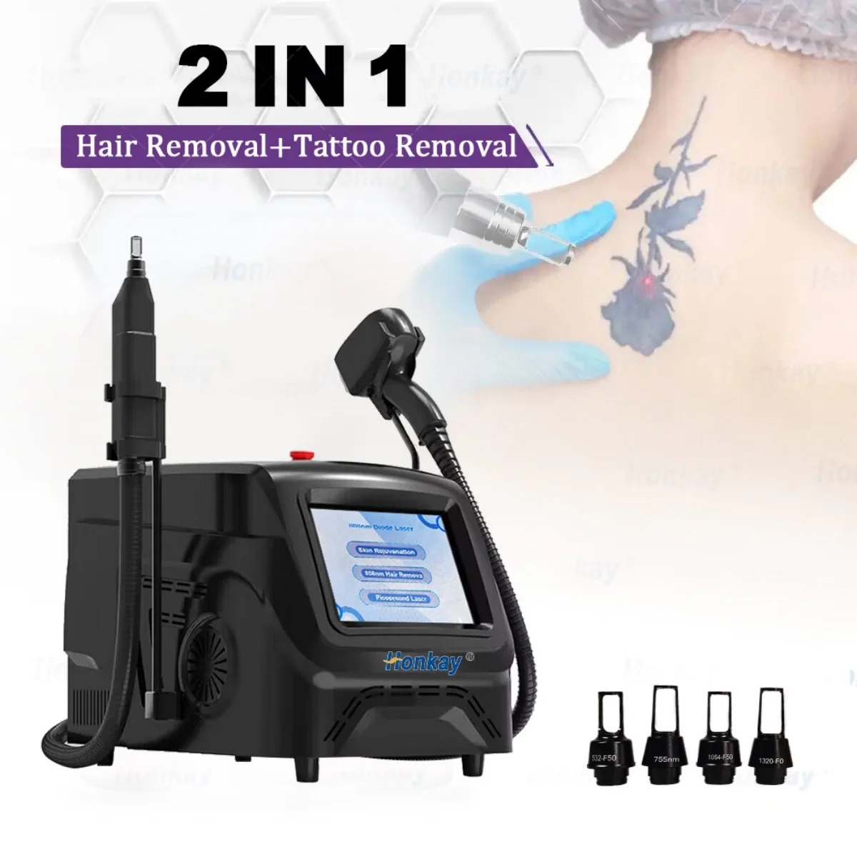 Painless 3 Wavelength Excellent Colling System 755nm+808nm1064nm Diode Laser Hair Removal Beauty Machine