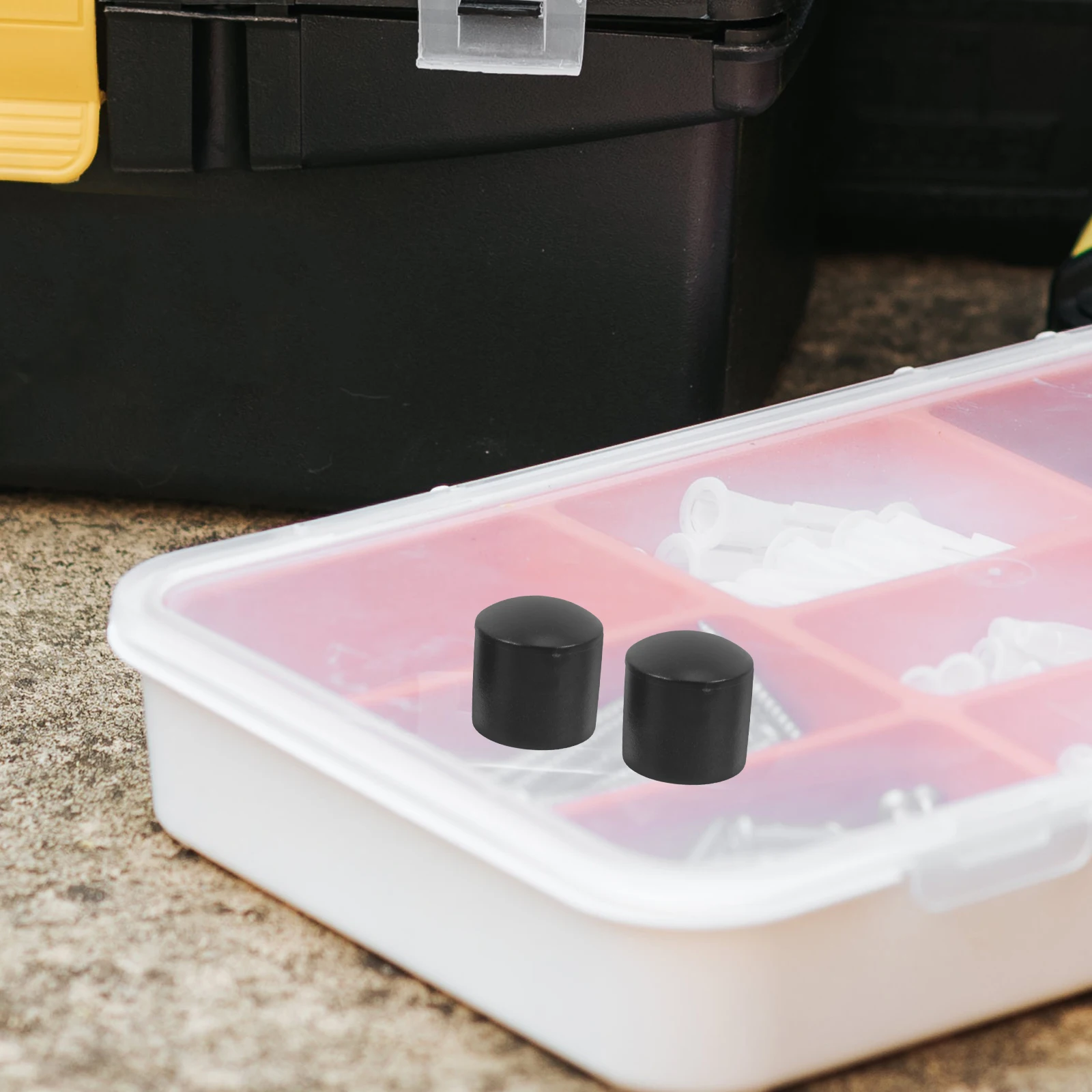 

50pcs 16Mm Tent Accessories Plastic Pole Tip Caps Protective Covers For Hiking Sticks Tarp Canopy Poles Camping Outdoor Black