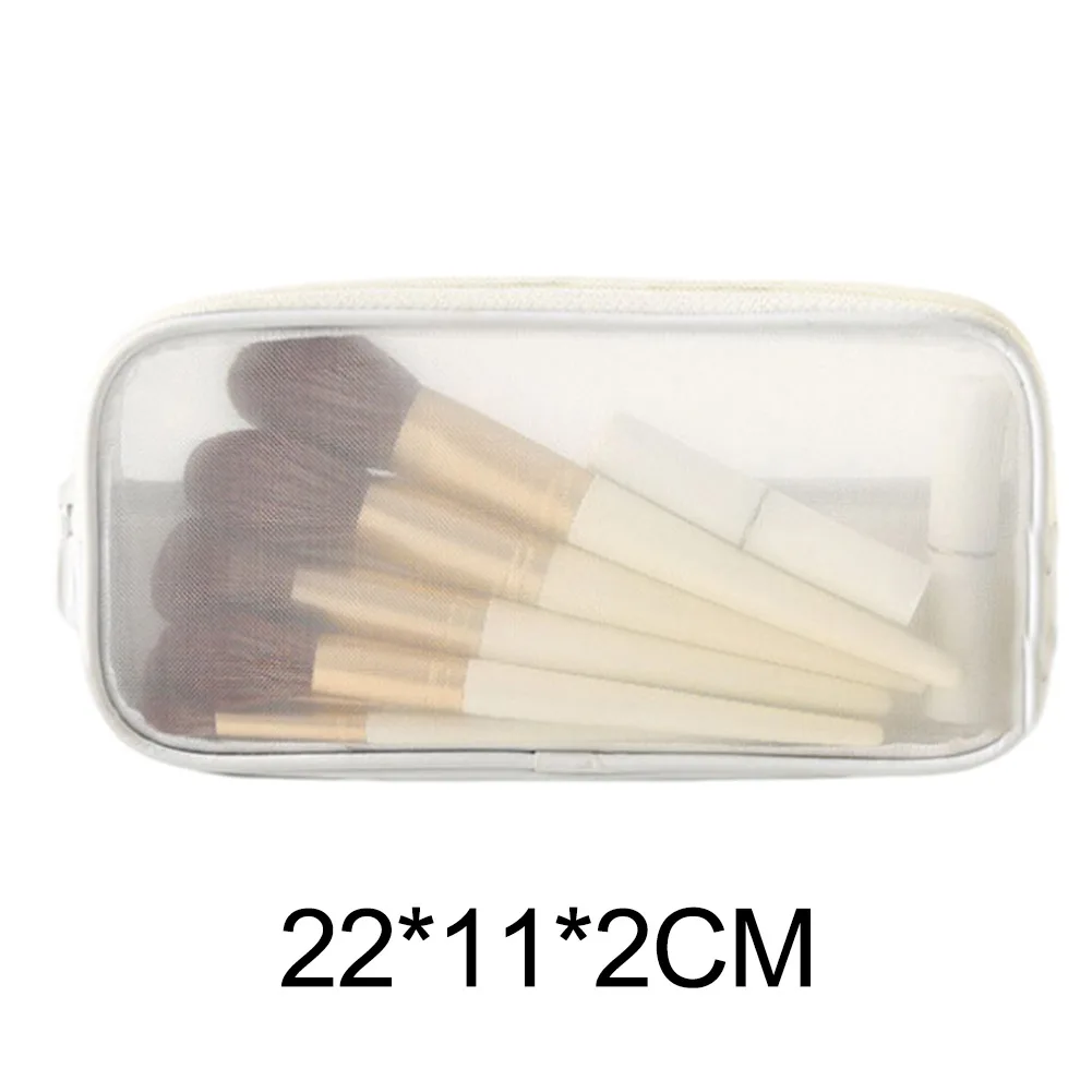 Toiletry Organizer Travel Makeup Bag Vacation Packing Three-piece Set Compact Design Nylon Construction For Travel