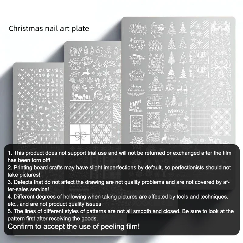 Nail Printing Steel Plate Lace Butterfly Flower Snake Grid Pattern Nail Transfer Template Nails Art Stencil Stamp Tool