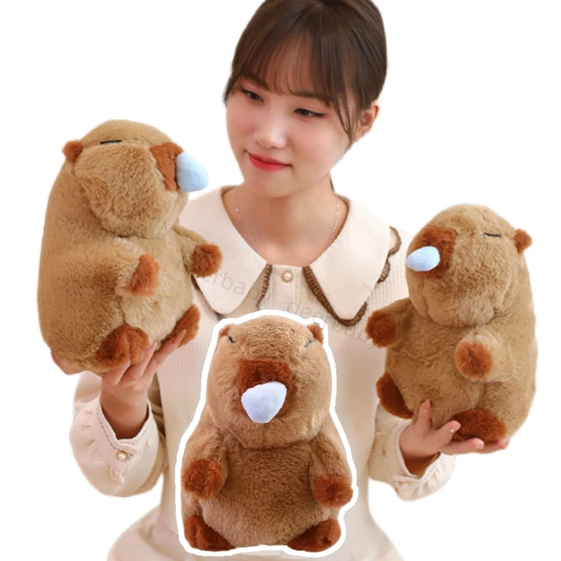 Fun Capybara Plush Toy A Runny Nose Capybara Plush Throw Pillow To Decorate The Room As A Christmas Gift For Children