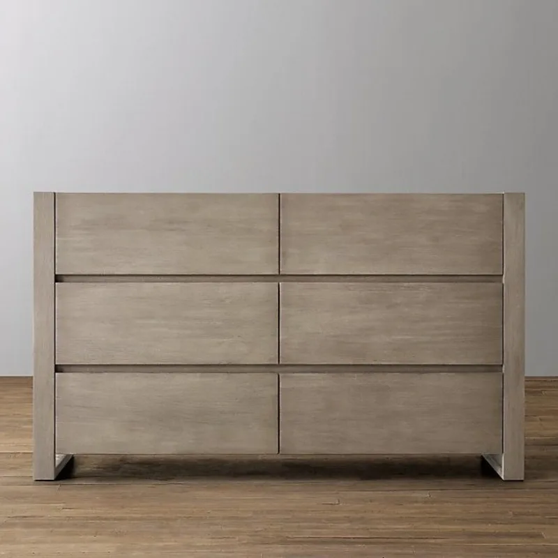 

Furniture: French country, vintage solid wood, oak sideboard, Italian modern and simple home chest of drawers