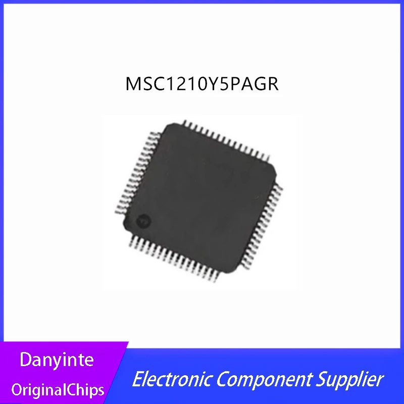 2Pcs/Lot  MSC1210Y5 MSC1210 MSC1210Y5PAGR QFP64
