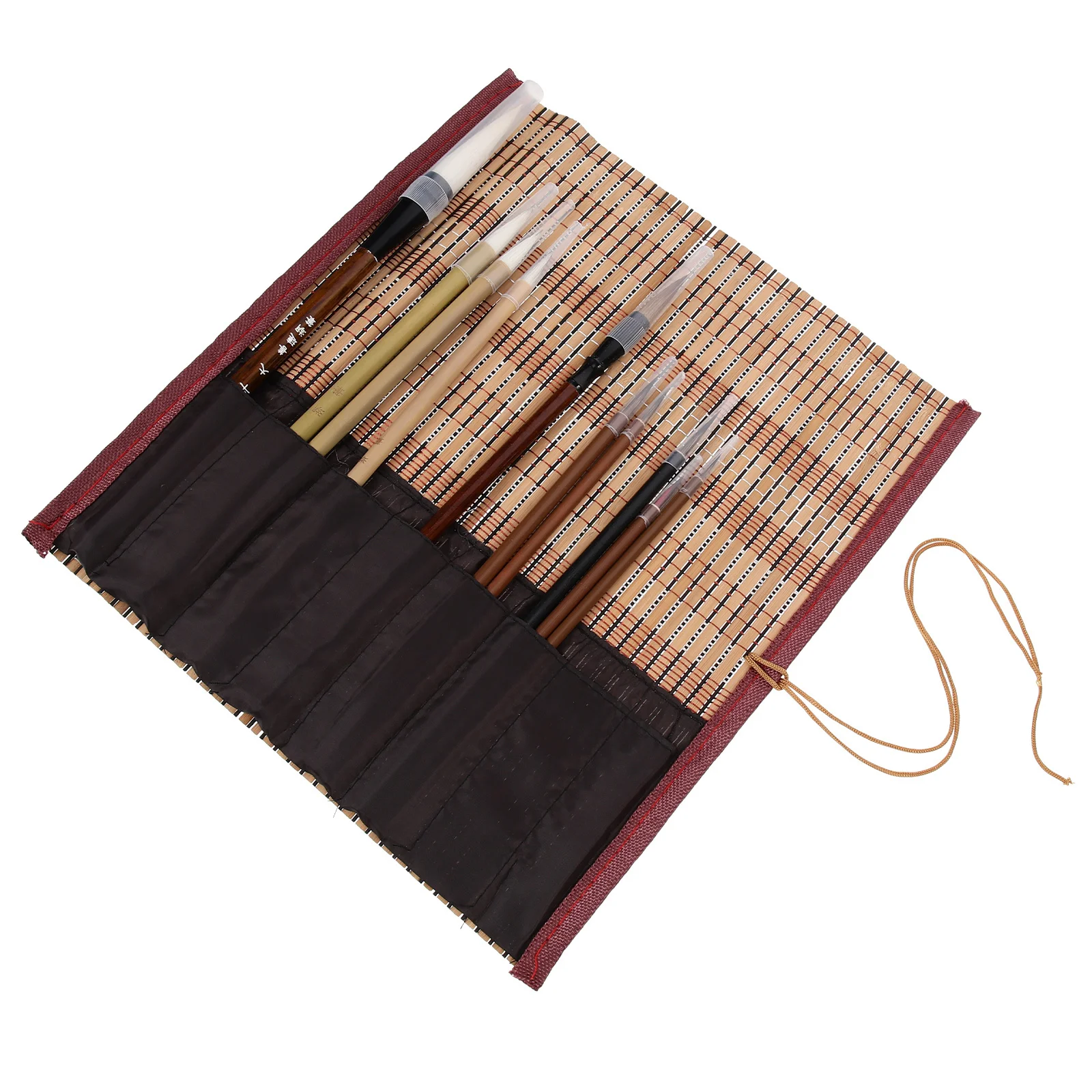 15Pcs Chinese Calligraphy Brush Set Chic Workmanship Fine Details Reasonable Price for Art Students Beginners Calligraphy Brush